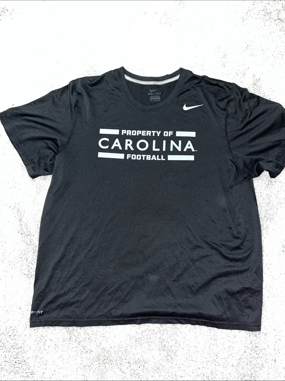 Nike UNC North Carolina Tar Heels  Football Practice Work Out Gym T Shirt XXL